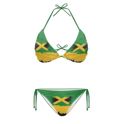 Yuuxorilu Women String Bikini Swimsuits Triangle Halter Swimsuits 2 Piece Cheeky Brazilian Bathing Suits