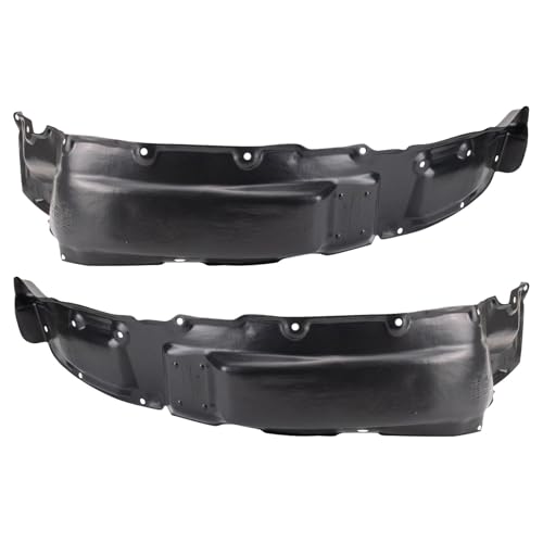 Image of TRQ Front Inner Fender Liner Set Compatible with 1998-2007 Toyota Land Cruiser TO1248114 TO1249114