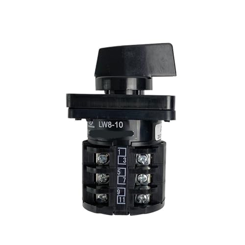 Interruptor de leva LW8-10/3 giratorio de 3 posiciones y 3 polos 380V 10A 3