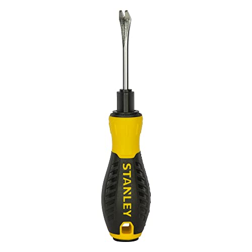 STANLEY STHT62511 9-Way Screwdriver Set with Storage Case for Home, DIY, Professional & Industrial Use Ideal for Carpentry, Construction, Mechanical, Electrical & Plumbing Tasks, YELLOW & BLACK
