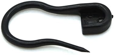 Plastic Safety Pins Knitting Crochet Locking Stitch Markers 25 Pack (Black)