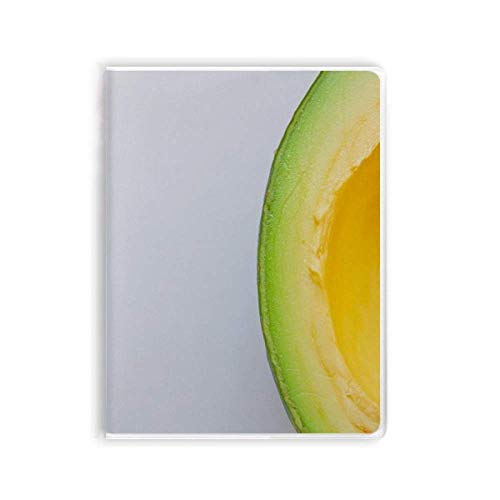 Carnet avocat à couverture souple et motif fruits tropicaux pour vos notes