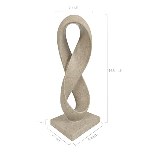 Escultura Abstracta Moderna Minimalista, 14.5 in de Alto miniatura 5