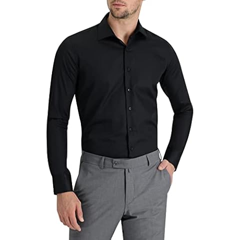 KIGILI Camisas de vestir para hombre sin planchado Cover