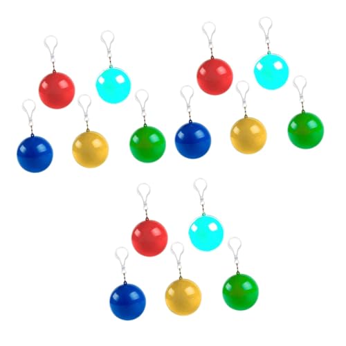 LIOOBO 15pcs Practical Rain Gear Disposable Rain Poncho Eco-Friendly Multi-use Fits Boys and Girls Adults for Rainy Days Travel Outdoor Events