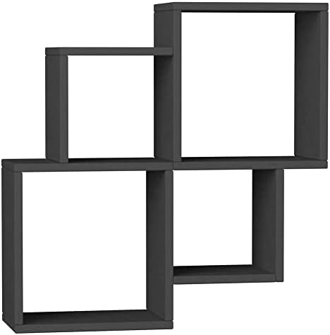 Toddmomy Mensola per bambole da parete libreria scaffalatura casa mini accessori bambole bilancia mobili casa delle bambole accessori griglia decorazione display in miniatura