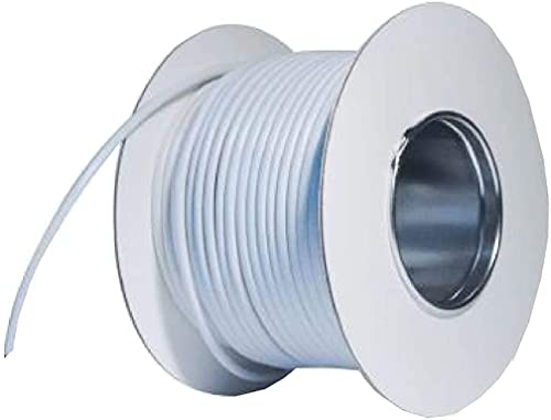 Pace 8 Core Burglar Intruder Security Alarm Cable 8C CCA Unshielded 100m Reel - White
