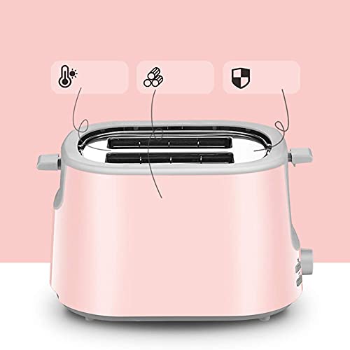 Dpliu Starker Toaster, Toaster 2 Scheibe mit extraweiterem Slot, Edelstahl-Toaster mit 7 Toasteinstellungen für… – Bild 3