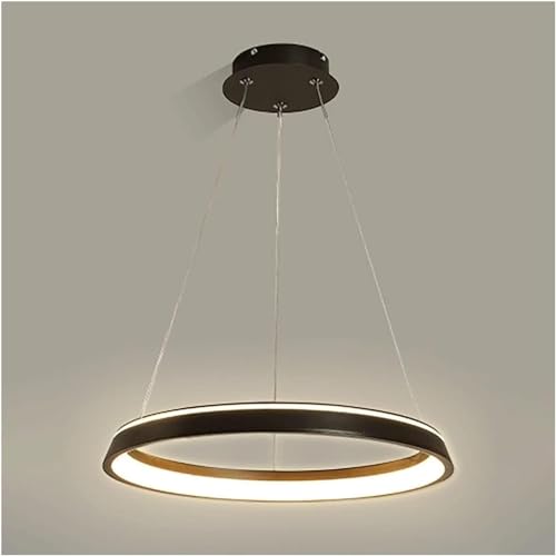 Chambre à coucher à intensité variable grâce au luminaire anneau LED
