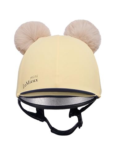 Bonnet en soie LeMieux Mini à double pompon amovible protégeant les oreilles