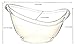 Prodyne Beverage Tub, Clear