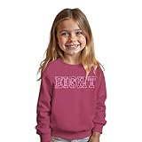Baby Mädchen Geburtstag Sweatshirt Schwester Kinder Outfits Glitzer Stickerei Pullover 2-9 Jahre Geburtstagparty Kostüm Autumn Langarm Babykleidung Rundhals Langarmshirt(Dunkelrosa,8 Jahre)