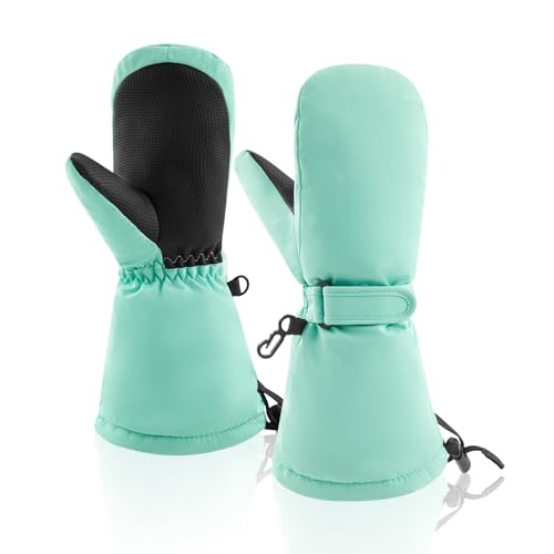 Image of BAVST Winter Kids Waterproof Gloves for Boys Girls Snow Ski Toddler Baby Mittens Outdoor for Infant Teens 1-5T