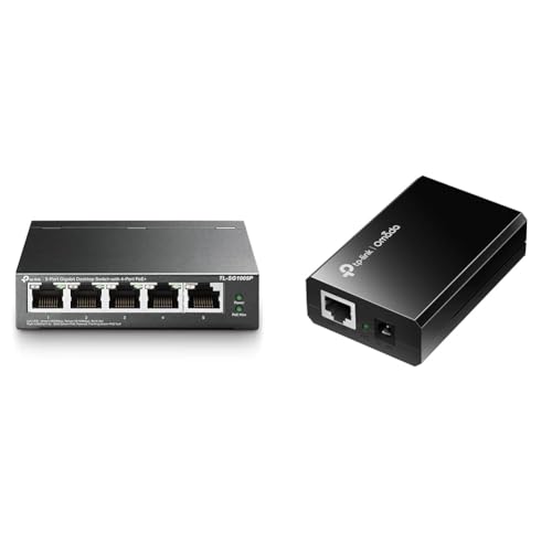 Image of TP-Link 5 Port Gigabit Desktop Switch | 4 Port PoE 65W | 802.3af Compliant | Shielded Ports | Traffi