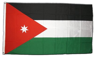 Preisvergleich Produktbild Flagge Jordanien - 90 x 150 cm