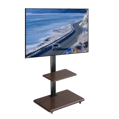 IMIEE �e���r�X�^���h �L���X�^�[�t�� �Ǌ� tv�X�^���h �n�C�^�C�v �e���r�� �ړ��� tv stand ��U��\ �ȃX�y�[�X 26-65�C���`�Ή� �ω׏d40kg VESA600X400mm �Ɨp ��Зp �Ɩ��p �r�W�l�X�W���p �w�Z �a�@(D