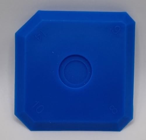 Fugenglätter Set 5 tlg. blau in praktischer Aufbewahrungsbox -Silikon Abzieher Silikonfugen Abzieher Silikonabzieher Fugenabzieher Silikon Profi Fugenglätter Silikon Fugenabzieher