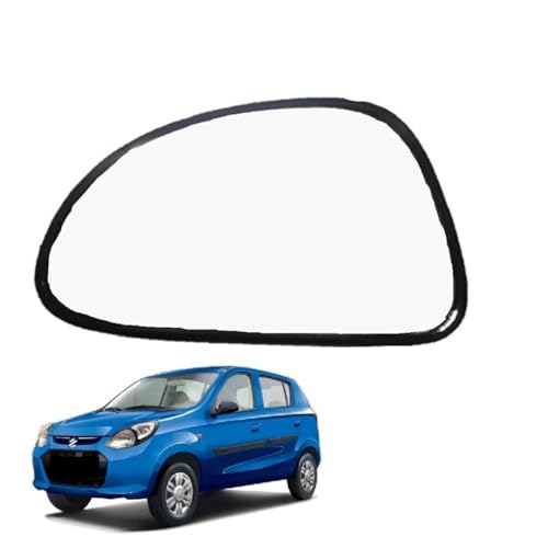 Image of KyloXtreme Alto 800 (2012-2019) Passenger Side (Left Side) Car Side Mirror Glass /Tukdi /Sub Mirror Plate