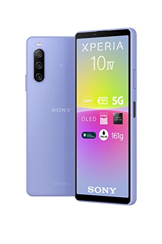 Sony Xperia 10 IV - Smartphone Android, Téléphone Portable 6 Pouces 21:9 Wide OLED - Camera 3...
