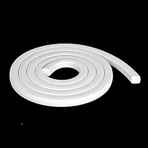 Wnuanjun 1 st Siliconen Schuim Spons Bar Seal Strip Vierkant 3x3mm 5x5mm 6x6mm 8x8mm 10x10mm 12x12mm 5x15mm 20 X 20mm…