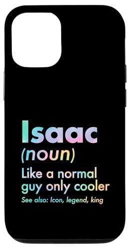 Isaac Like A Normal Guy Only Cooler Legend King �t�@�[�X�g�l�[�� �X�}�z�P�[�X iPhone 12/12 Pro �p