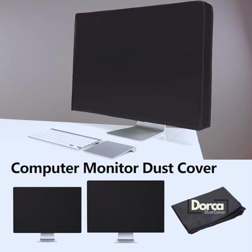 Image of Dorca Best Protective Monitor Dust Cover for BenQ EL2870U 28-inch UHD 4K HDR, Gaming Monitor - Black