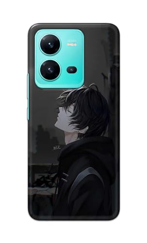 Image of PRINTFIDAA Plastic Printed Hard Back Cover Case For Vivo V25 Back Cover (Famous Anime Cartoon Character) -112, Multicolor