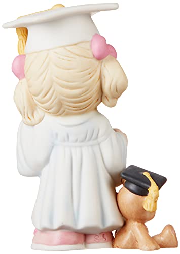 Precious Moments - Celebrating Graduate with Teddy Bear, Collectible Porcelain Figurine, Ideal Graduation Gift, 17314 - Image 4