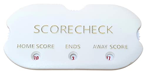 Acclaim Pocket Bowls Scorer Scorecheck White Gold Print Opponents And Own Score Plus Ends Recessed Dials Red Numbers New 2025 Design