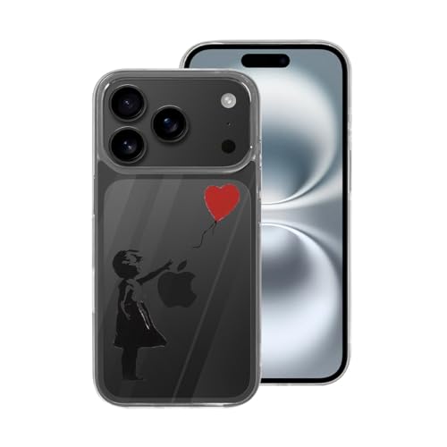 oNV[ Banksy ̎q ԂD iPhone17ProΉP[X  Jo[ TPU NA ϖh~ CX[dΉ X}zP[X ϏՌ ̃tBbg ӂ17ProJo[