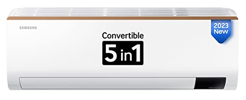 Samsung 1 Ton 5 Star Inverter Split AC (Copper, Convertible 5-in-1 Cooling...