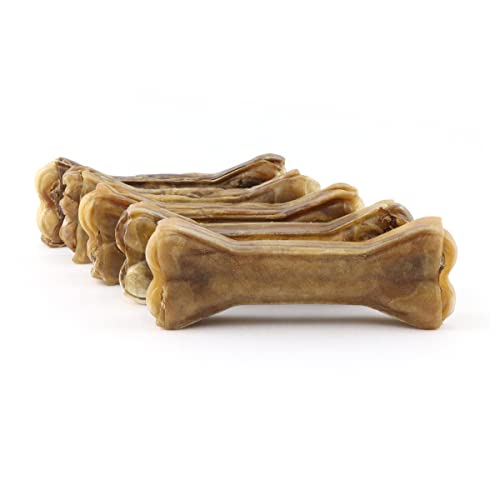 DOGBOSS 100% Natur Kauknochen 100% Pferdehaut (5er 100% Pferdehaut in 12 cm)