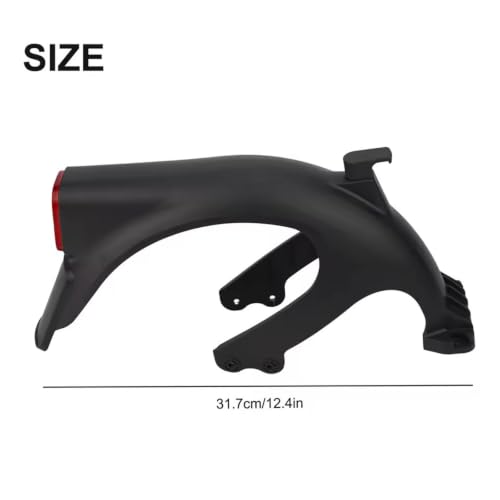 Protector antisalpicaduras trasero con diseño ampliado que frena la suciedad en scooter 3