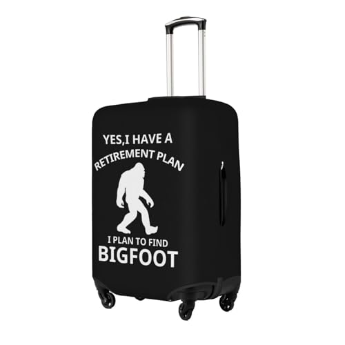 Travel Luggage Cover Yes I Do Have A Retirement Plan Bigfoot Fashion Washable Baggage Suitcase Protector Fit For Luggage Large2