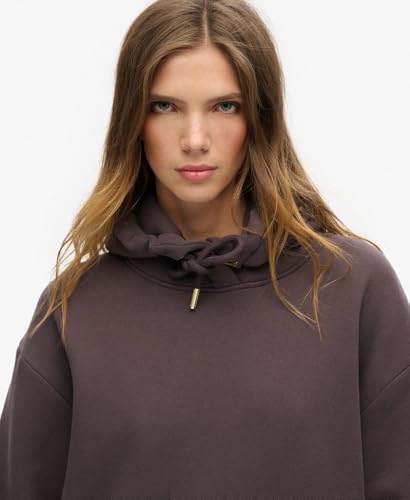 Superdry Robe à capuche tatouée pour femme avec strass, 42