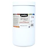 Handy Art Designer's Palette Modeling Paste Medium, 32 oz (Quart) Container, Creates 3D Texture & Impasto Effects, Dries Hard & Opaque, AP Non-Toxic, Allergy Friendly, Made in USA