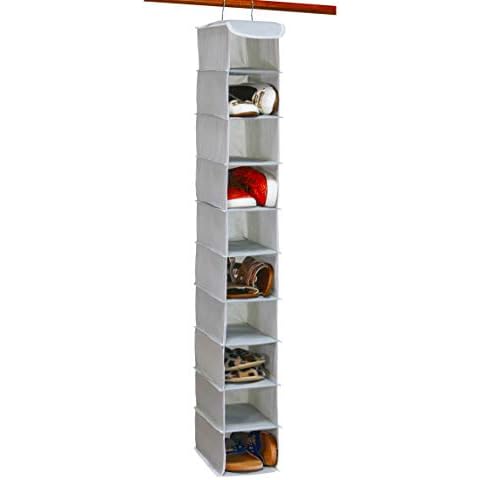 Simple Houseware Hanging Shoes Organizer Holder Cover