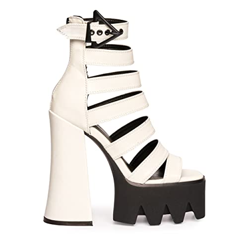 LAMODA Women's Platform Court Shoe2