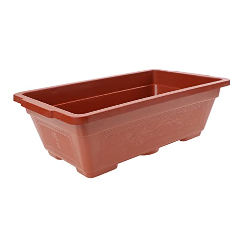 HANABASS 5pezzi Cassetta Per Piantare Verdure in Plastica Vaso Da Balcone Per Fiori Vaso Per Piantare Piante Con Drenaggio Sul Fondo Per Giardino Veranda e Patio