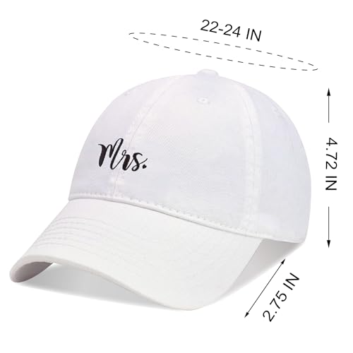 Image of Mr and Mrs Hats for Honeymoon Essentials,Engagement Gifts for Couples,Wedding Gifts for Bride and Groom