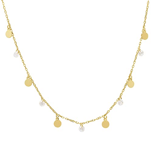 Collier pampilles argent 925 avec zircons dans son coffret cadeau