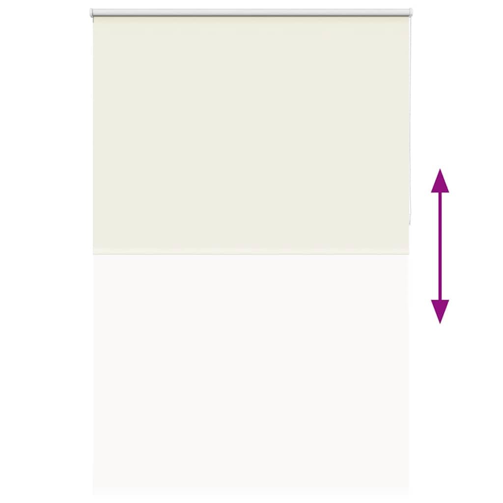 vidaXL Store Enrouleur occultant Blanc cassé 165x210 cm Largeur Tissu
