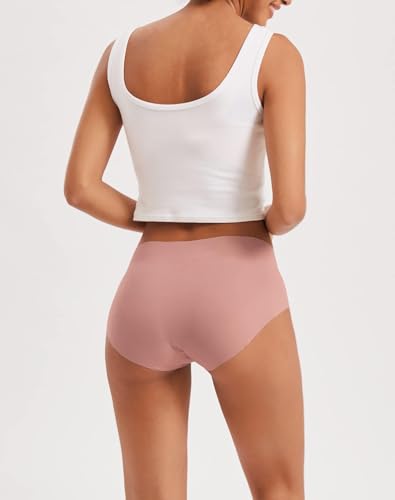 Image of INNERSY Women's Seamless No Show Hipster Panties Invisible Light Underwear 3-Pack