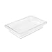 Rubbermaid Commercial Products Polycarbonate Food Storage Box/Tote, 2 Gallon, Clear, for Restaurant/Kitchen/Cafeteria