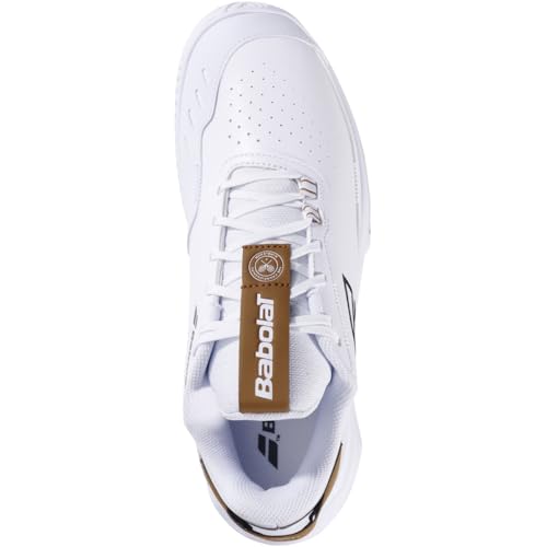 Babolat Men's SFX Evo All Court Wimbledon Limited Edition Tennis Shoes (White/After Dark)4