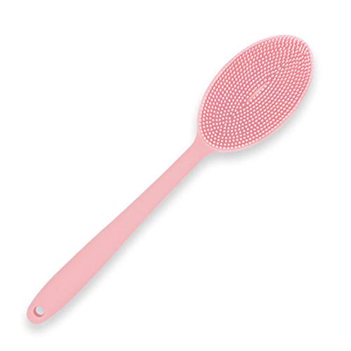 Bath Brush,Easy Lotion Applicator, Back Rubs Massager Bath Brush, Extra Long Handle, Easily Self Apply Lotions, Great for Body Care