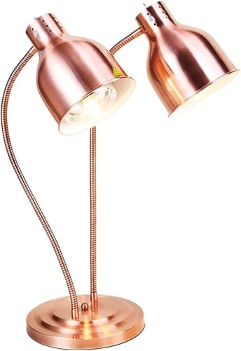 Lampe chauffante double tête réglable pour un buffet de réception toujours chaud - 2