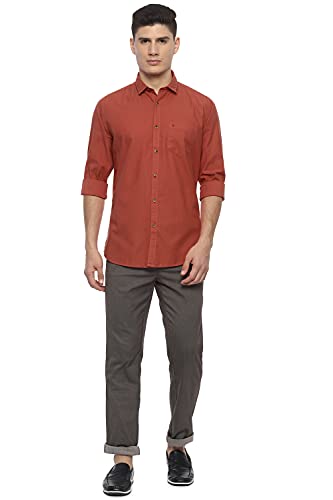 Image of Van Heusen Formal Checkered Shirt for Men| Premium Cotton| Full Sleeves| Slim Fit |Breathable Fabric