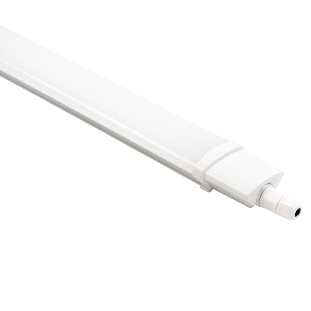 LUXULA LED Feuchtraumleuchte 120cm 4 Stück, 36W 3250lm, 4000K Neutralweiß, IP65 mit Quick Connector, energiesparende LED Deckenleuchte Keller, Werkstatt, Garage, staub- und spritzwassergeschützt
