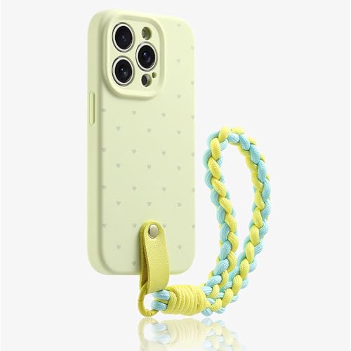 Coque de téléphone en forme de cœur antichoc avec dragonne iPhone 13 - 3